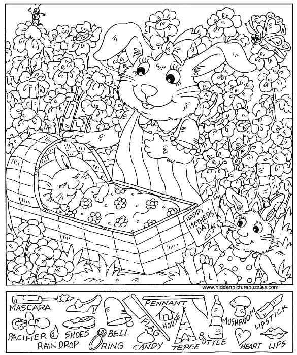 585x699 Puzzles And Games Coloring Pages Printable Hidden Picture Puzzles