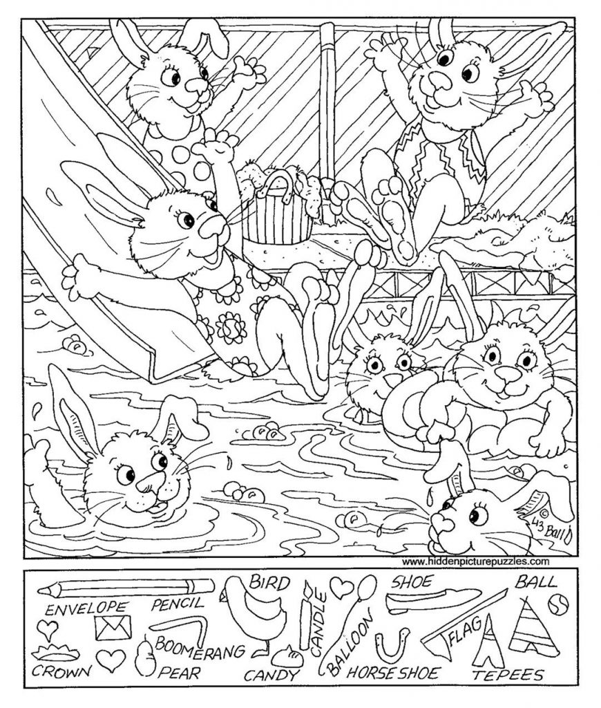 870x1024 Coloring Pages And Coloring Books. Hidden Picture Coloring Pages