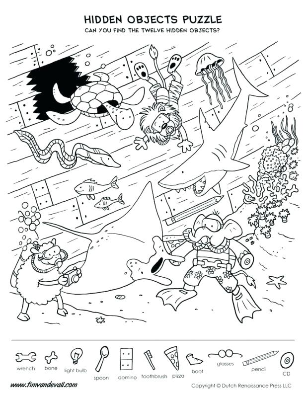 616x797 Free Find The Hidden Pictures Printables Kids Free Printable Books