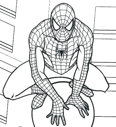 405x446 Heroes Coloring Pages