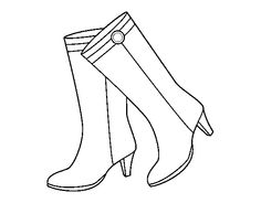 236x184 High Heel Shoes Coloring Pages