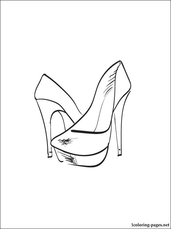 560x750 Shoes Coloring Page Free Printable Coloring Pages Click To See