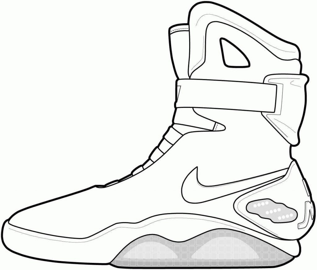 1024x871 Shoes Coloring Page Free Printable Stunning Pages For Kids