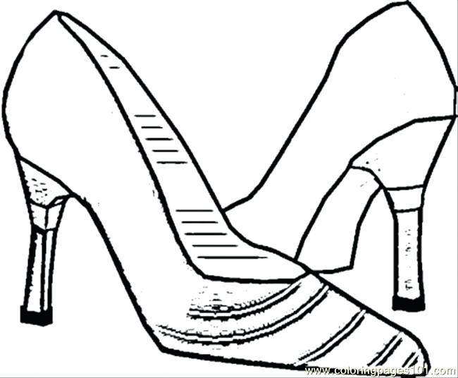 650x536 Shoes Pictures Color Shoes Coloring Page Free Coloring Pages Shoes