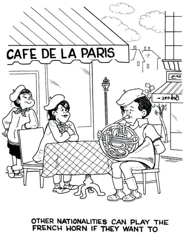 French Coloring French Coloring Pages Printable French Fries 600x756 French Coloring French Coloring Pages Printable French Fries