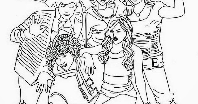 640x336 High School Musical 3 Coloring Pages