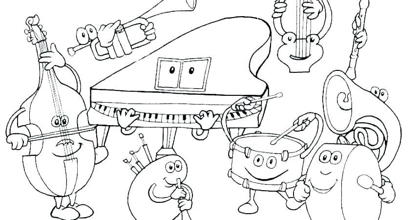 860x450 Music Notes Coloring Page Music Notes Coloring Pages For Adults