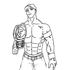 230x230 John Cena Coloring Page John Cena Coloring Projects To Try