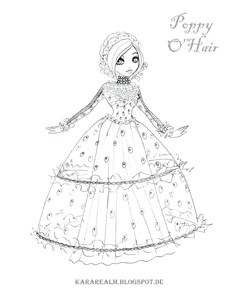 768x923 Coloring Pages Ever After High Free Printable Ever After High