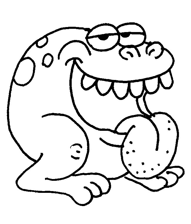 Silly Monster Coloring Pages Funny Coloring Pictures 36 Funny 650x762 Silly Monster Coloring Pages Funny Coloring Pictures 36 Funny