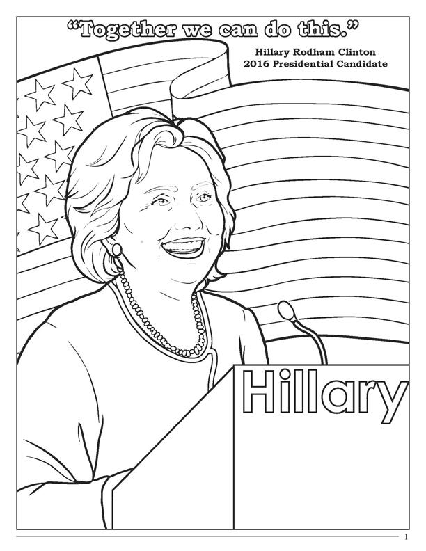 612x792 Coloring Books Hillary Clinton Coloring And Activity Book