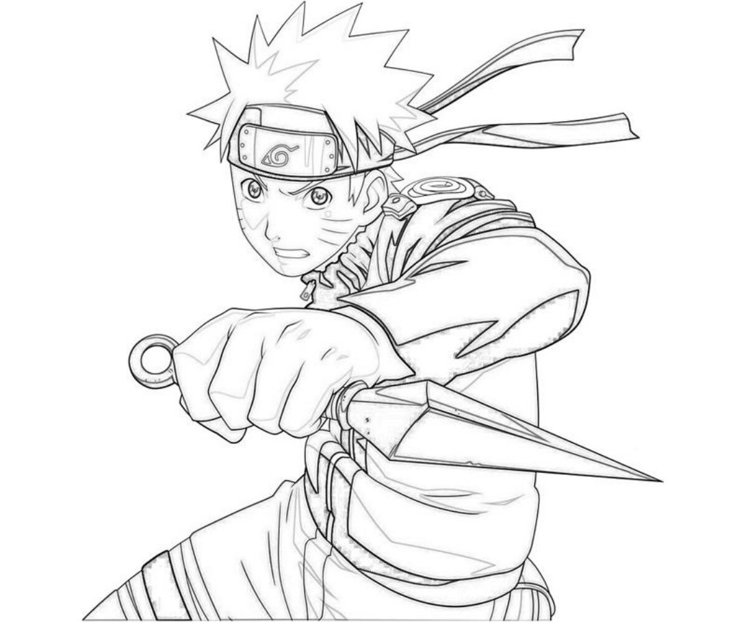 1090x909 Coloring Pages Naruto Wagashiya