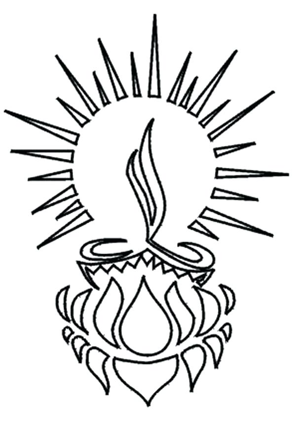 600x861 Hindu Coloring Pages Festival Of Light Coloring Page Hindu Gods