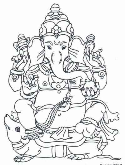 400x529 Ganesha Coloring Pages Ganesha Coloring Pages Hindu Mommy Ideas