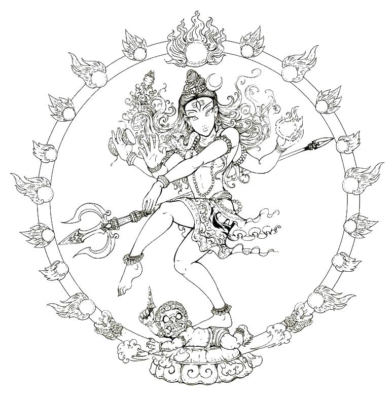 773x787 Hindu Coloring Pages More Coloring Pages Hindu Symbols Coloring