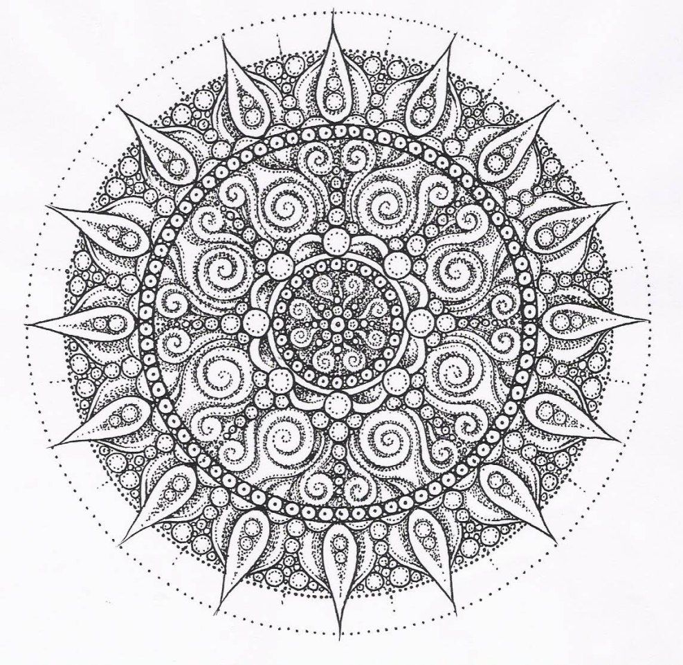 987x961 Hindu Mandala Design Mandalas Mandala, Mandalas