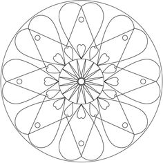 236x236 Hindu Mandala Coloring Page From Simple Mandalas Category. Select