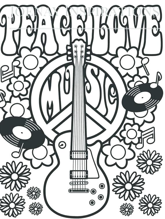 570x758 Hippie Coloring Pages Best Hippie Coloring Pages Images On Hippie
