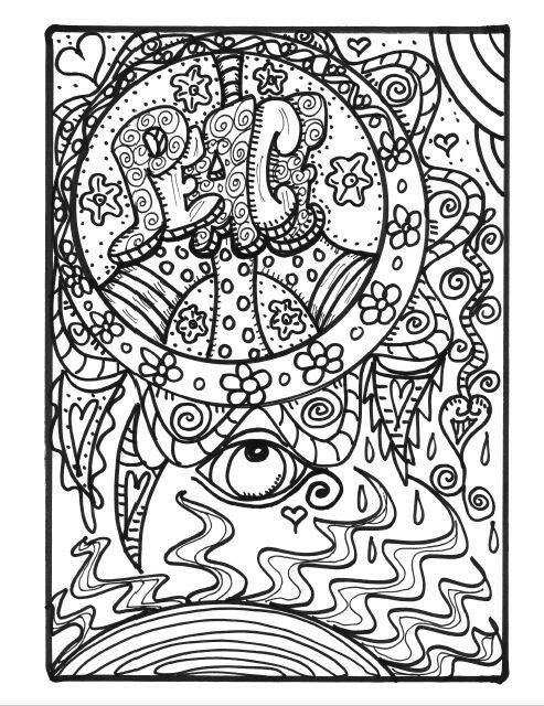 Hippie Coloring Pages 35672 493x640 Hippie Coloring Pages 35672