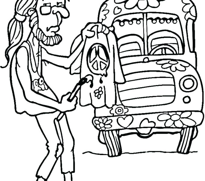 Hippie Coloring Sheets Hippie Coloring Sheets Hippie Coloring 678x600 Hippie Coloring Sheets Hippie Coloring Sheets Hippie Coloring