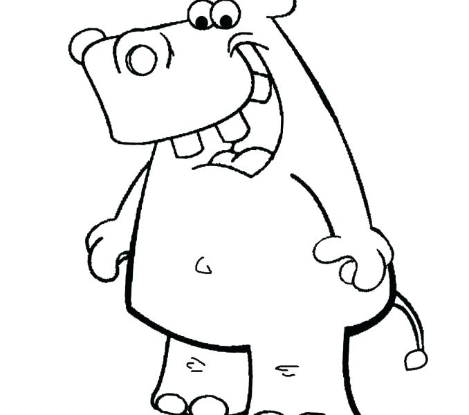 678x600 Hippo Coloring Pages Best Coloring Pages Cute Baby Hippo Coloring