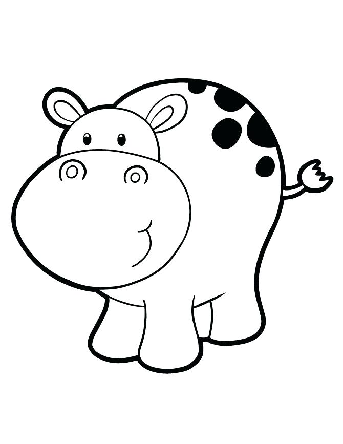 670x867 Hippo Coloring Pages Hippo Coloring Pages Hippo Coloring Pages