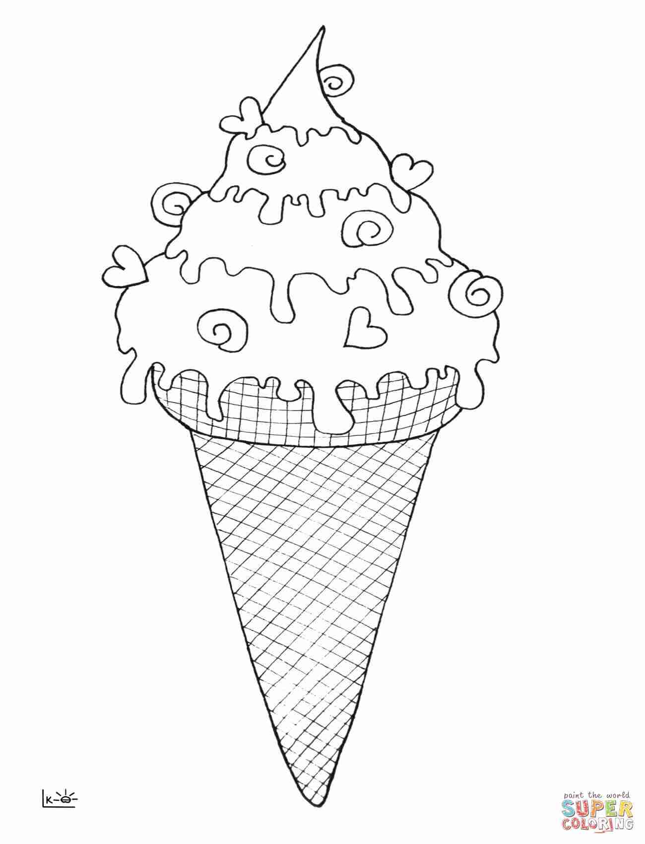 1300x1700 Hipster Coloring Pages Page Viewing Gallery For Pleasing Ice Cream