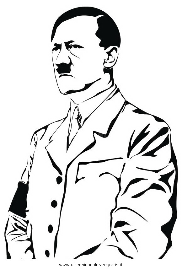 Line Drawing Of Hitler 580x860 Line Drawing Of Hitler