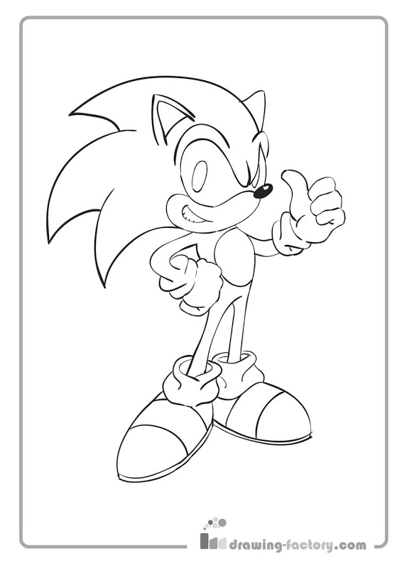 566x800 Free Printable Sonic X Coloring Pages Printable Coloring
