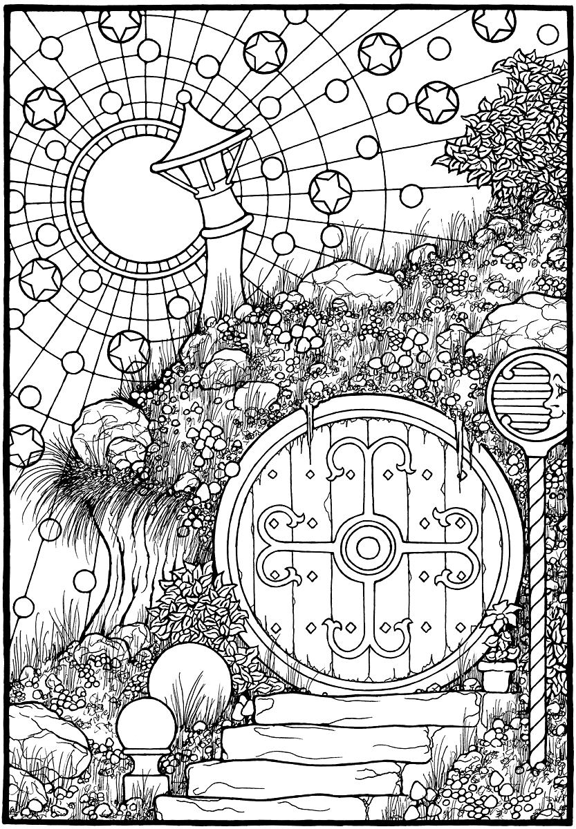 833x1200 Hobbit Coloring Pages With Wallpapers Free Download New