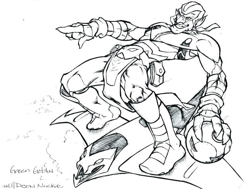 Spiderman Coloring Pages Green Goblin 800x604 Spiderman Coloring Pages Green Goblin
