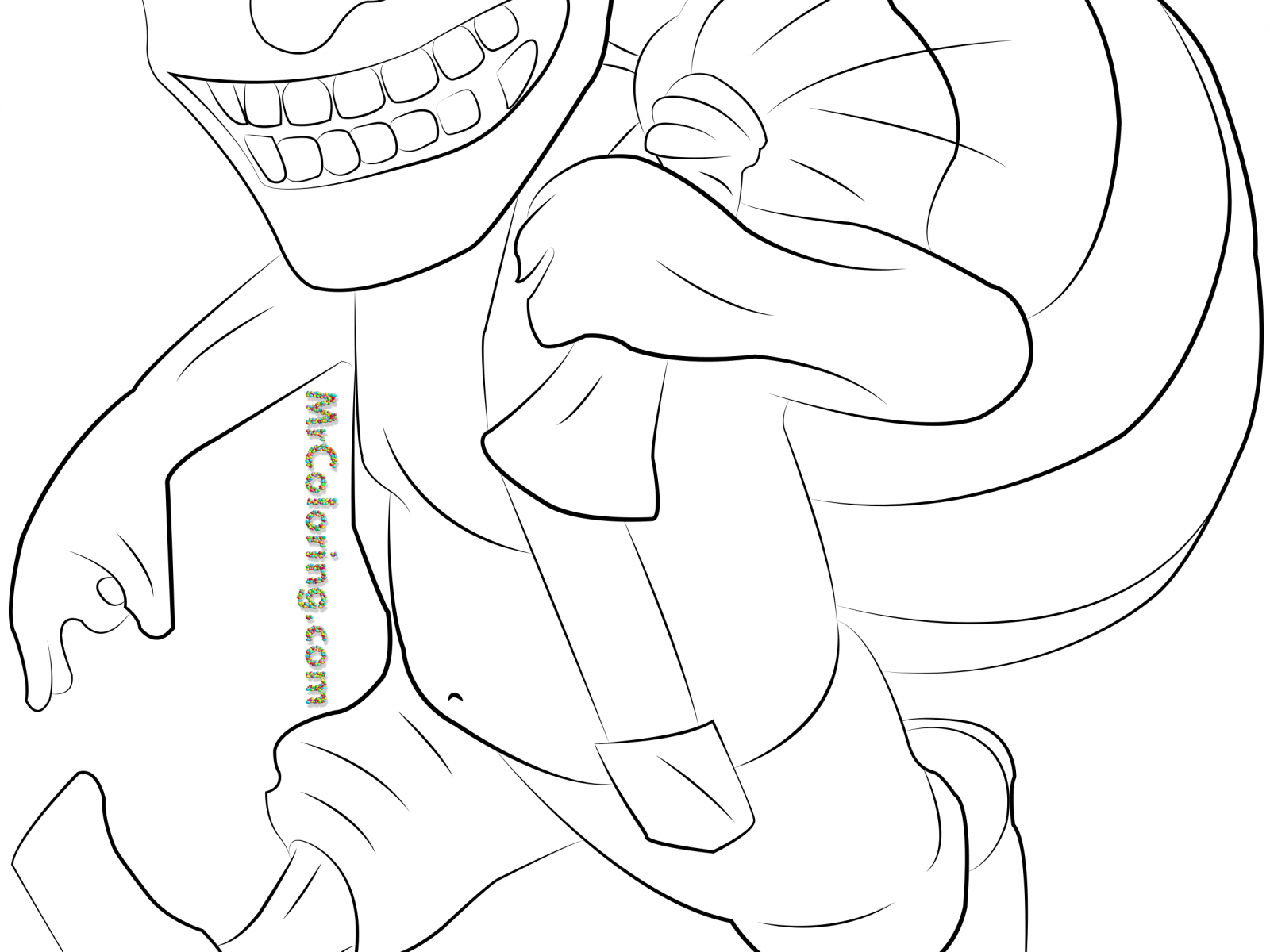 Coloring For Kids Outstanding Goblin Pages Green Halloween Adults 1600x1200 Coloring For Kids Outstanding Goblin Pages Green Halloween Adults