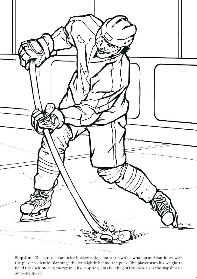 650x921 Hockey Player Coloring Pages Free Goalie Online Pictures Es Ice