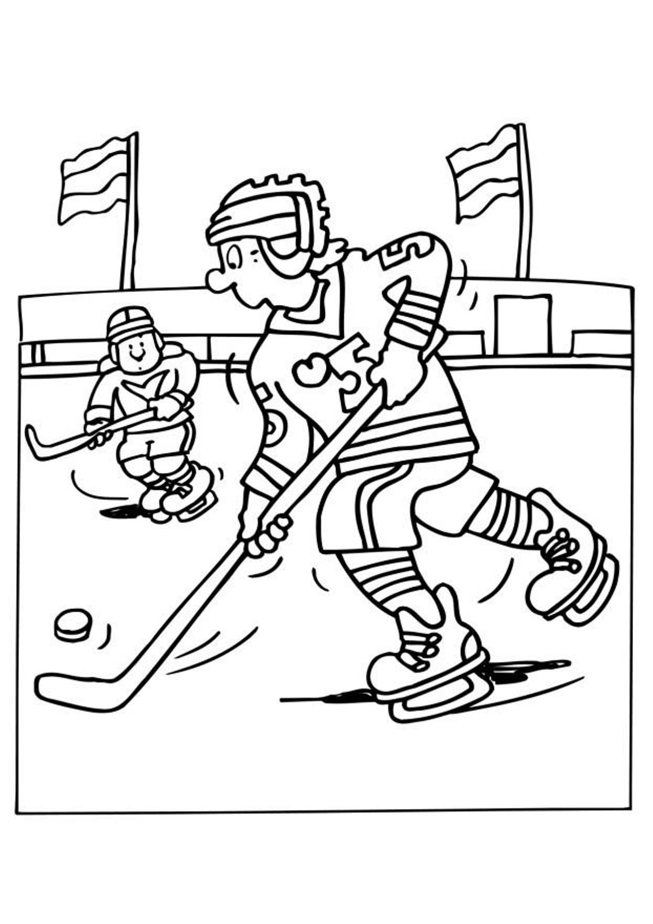 1312x1857 Valuable Hockey Pictures To Color Coloring Pages Vitlt Com