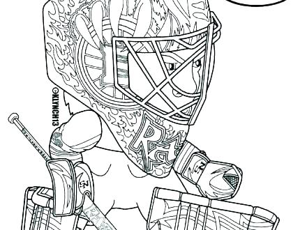440x330 Ice Hockey Coloring Pages