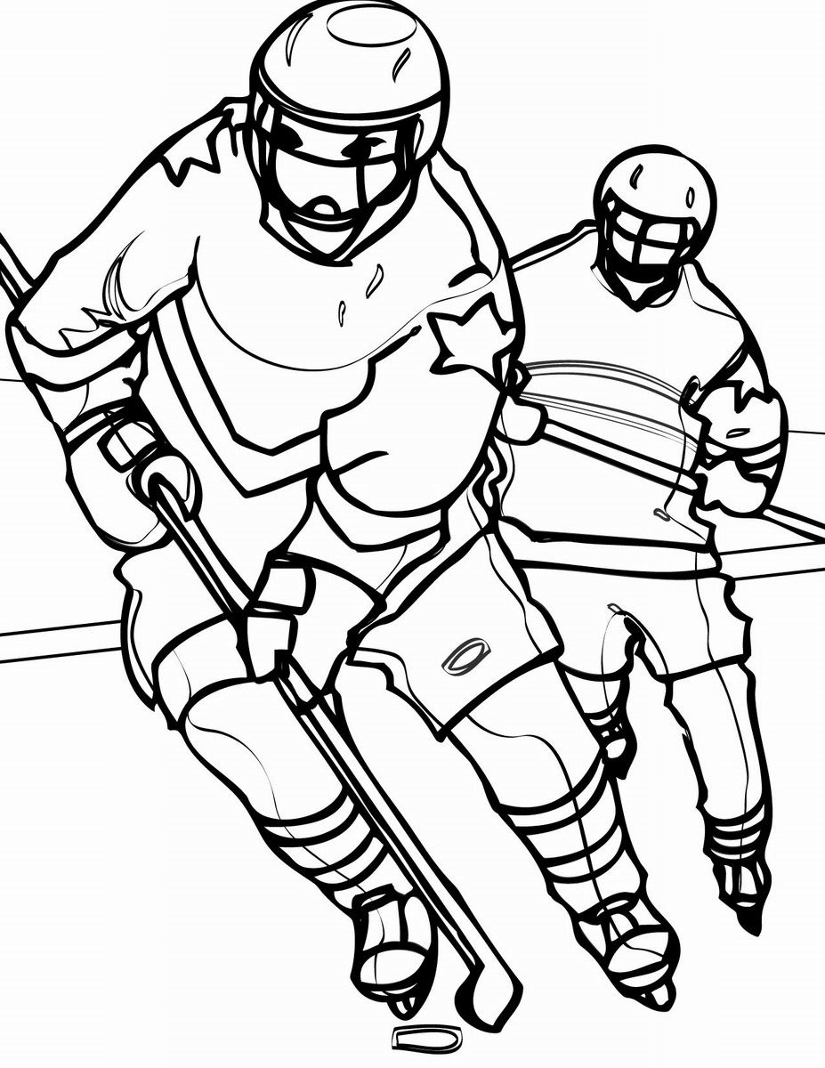 Hockey Coloring Pages Birthday Printable 927x1200 Hockey Coloring Pages Birthday Printable