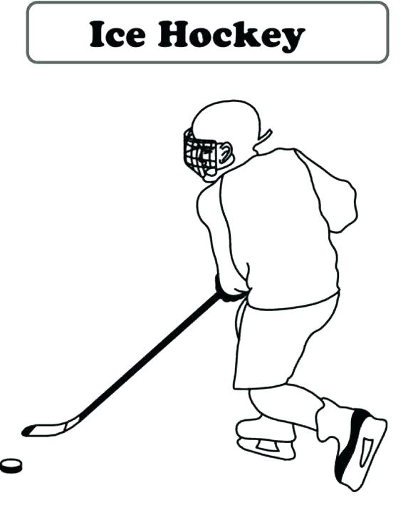 Fascinating Hockey Player Coloring Page Detailed Realistic 580x729 Fascinating Hockey Player Coloring Page Detailed Realistic