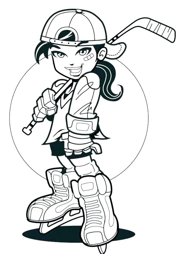 Hockey Coloring Page Impair.co 618x839 Hockey Coloring Page Impair.co