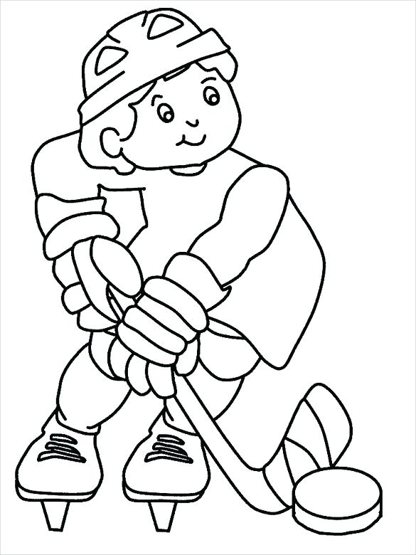 Hockey Coloring Page Hockey Coloring Pages 585x780 Hockey Coloring Page Hockey Coloring Pages