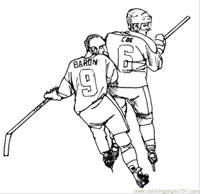650x630 Hockey Coloring Pages Hockey Players Coloring Page Coloring Page