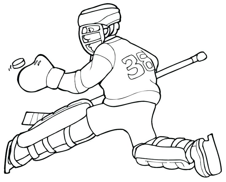 736x595 Hockey Player Coloring Pages Best Of Hockey Coloring Pages Images