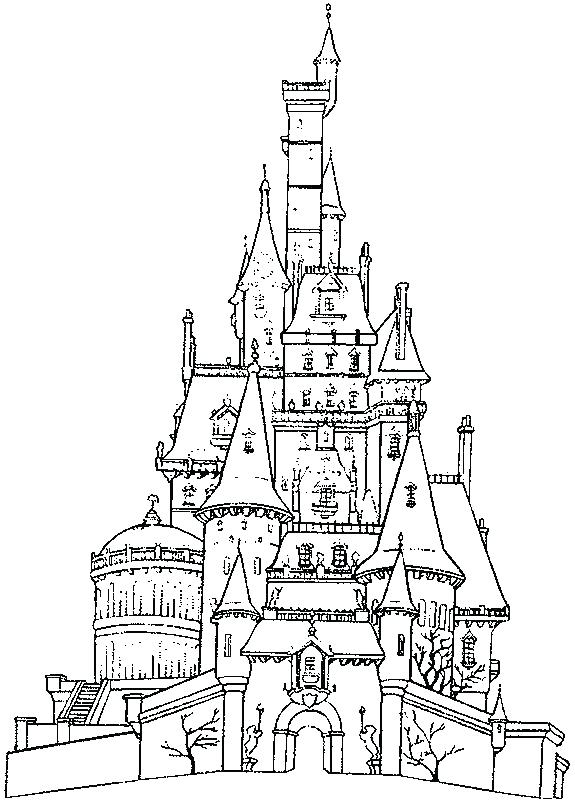 575x804 Castle Coloring Pages Castle Castles Coloring Pages For Free