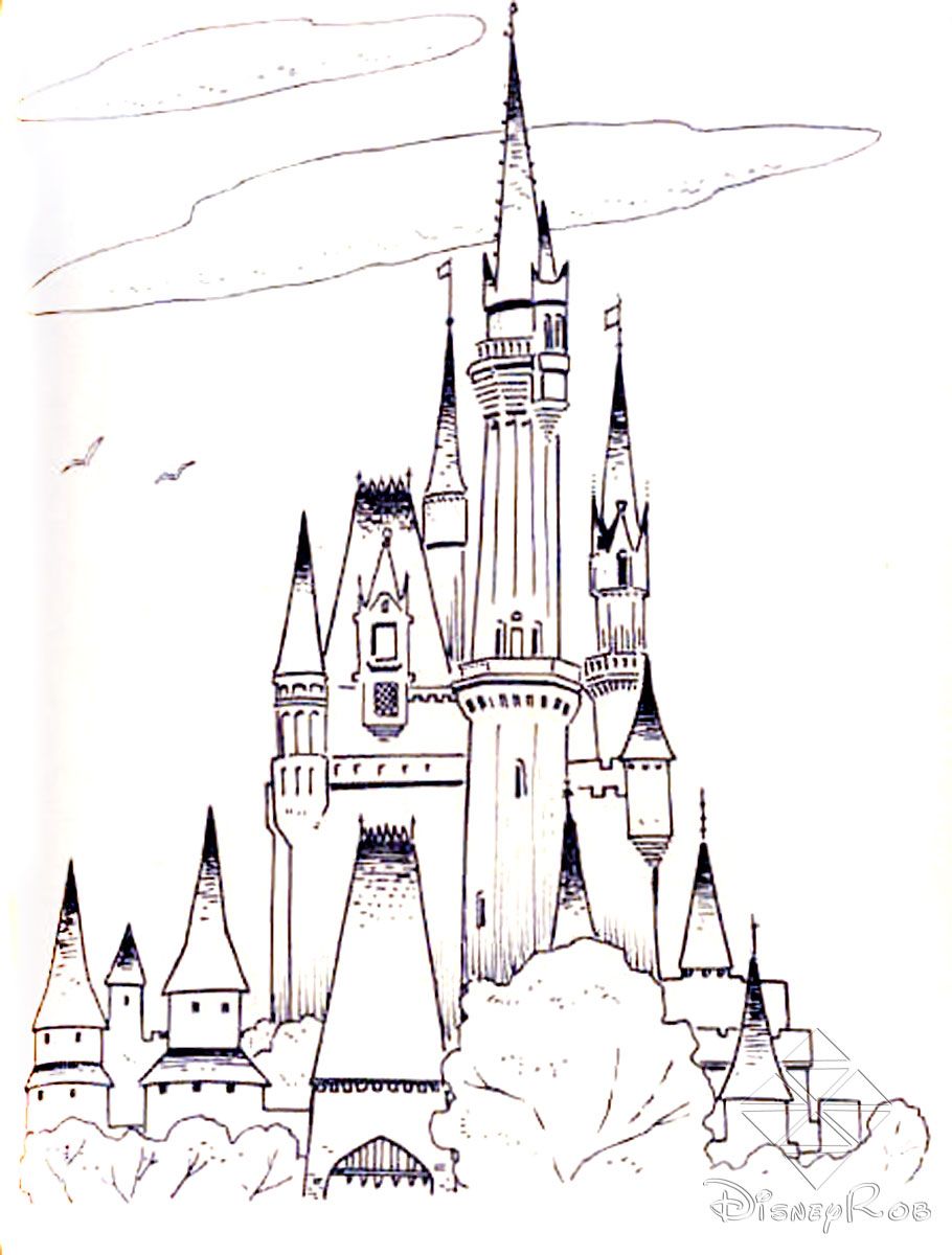 910x1200 Free Printable Castle Coloring Pages For Kids Cinderella Castle
