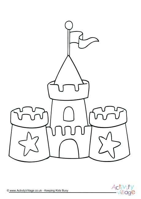 460x650 Castle For Coloring