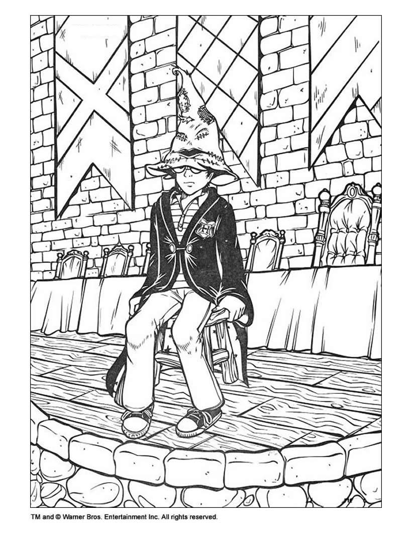 Harry Potter Coloring Pages 820x1060 Harry Potter Coloring Pages