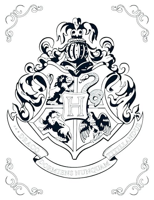 Hogwarts Crest Coloring Page Harry Potter Wand In Wander House 500x648 Hogwarts Crest Coloring Page Harry Potter Wand In Wander House