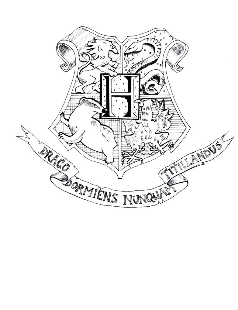 Emerging Gryffindor Coloring Pages Harry Potter Hogwarts Crest 783x1020 Emerging Gryffindor Coloring Pages Harry Potter Hogwarts Crest