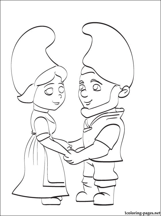 Lovers Gnomeo Amp Juliet Holding Hands Coloring Page Coloring Pages 560x750 Lovers Gnomeo Amp Juliet Holding Hands Coloring Page Coloring Pages
