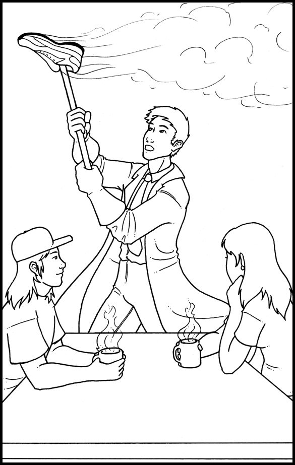 585x923 Holes Louis Sachar Coloring Pages