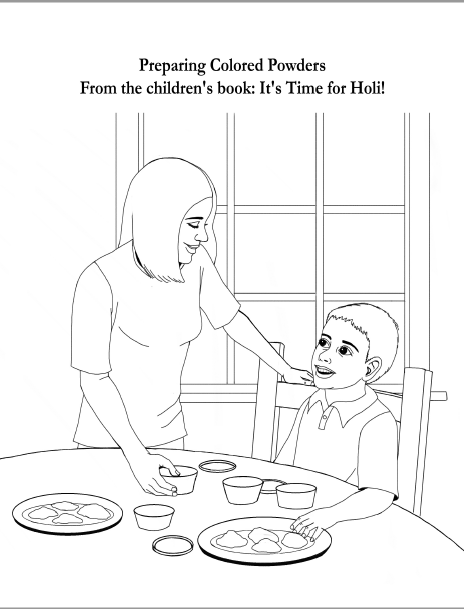 464x609 Happy Holi! Coloring Contest (Kindergarten 2nd Grade)
